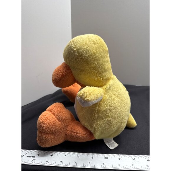 Nuby Luv N Care Plush Yellow Orange Tickle Toes Duck Stuffed Toy NON-Working - Picture 2 of 8